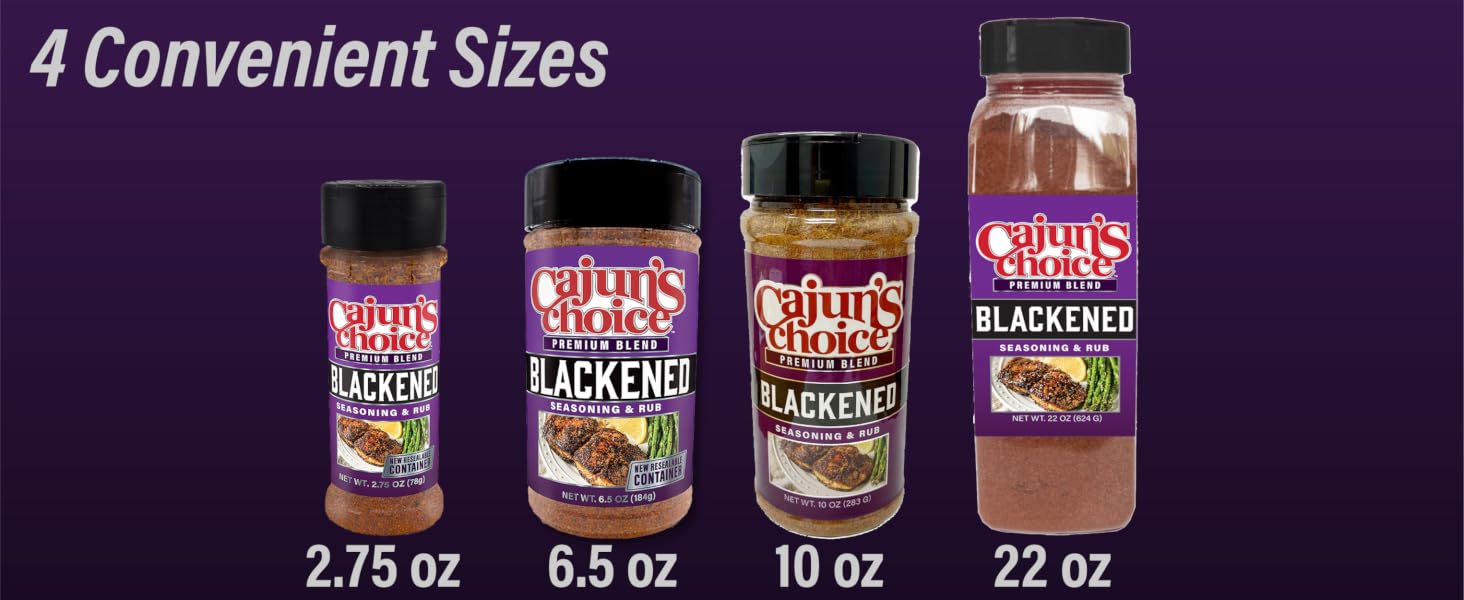 4 Convienent Sizes