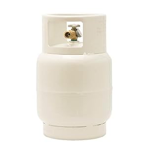 Flame King YSN201BT 20 Pound Steel Floor Buffer Propane Tank Cylinder