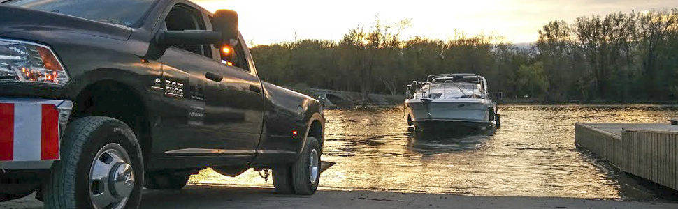 CURT Boat Trailer Jack, Boat Launch, Lake