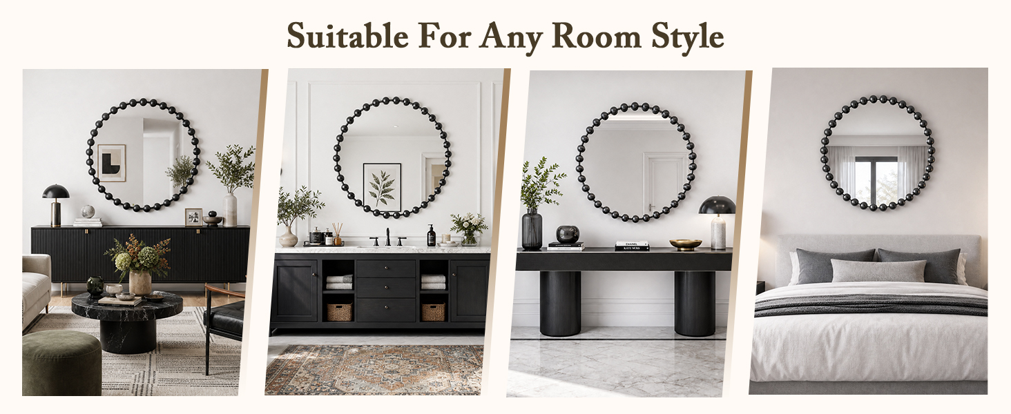 Round Mirrors for Wall Decor