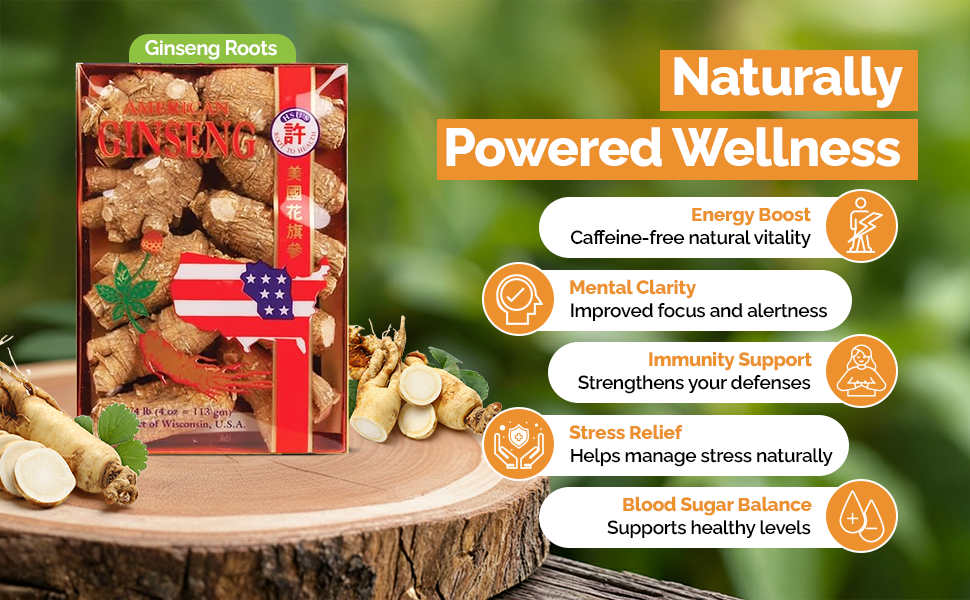 Ginseng Naturally Powered Wellness