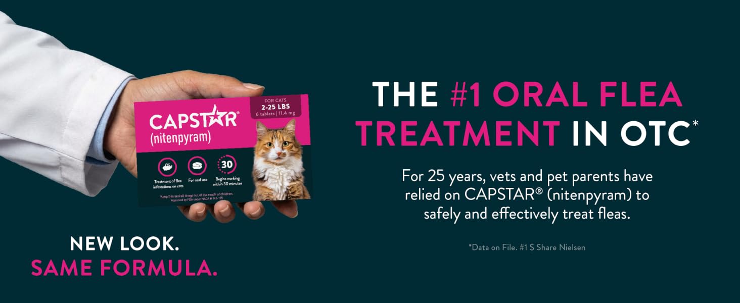 #1 oral flea treatment in OTC