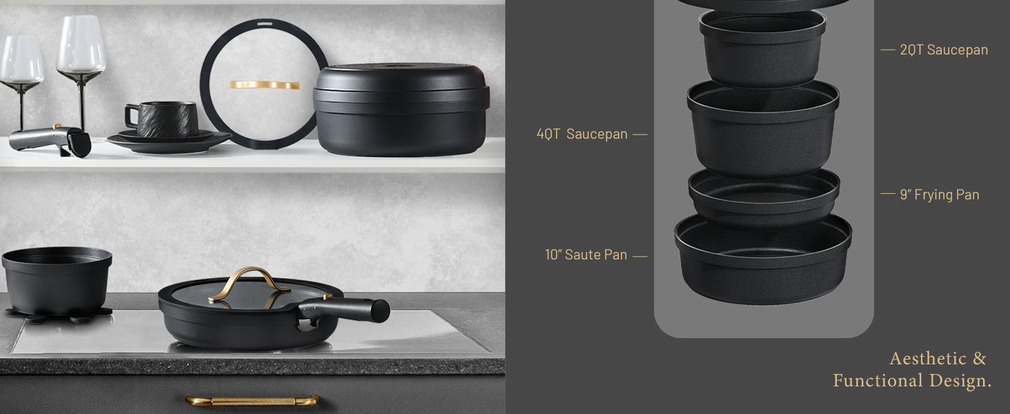 kitchen cookware set