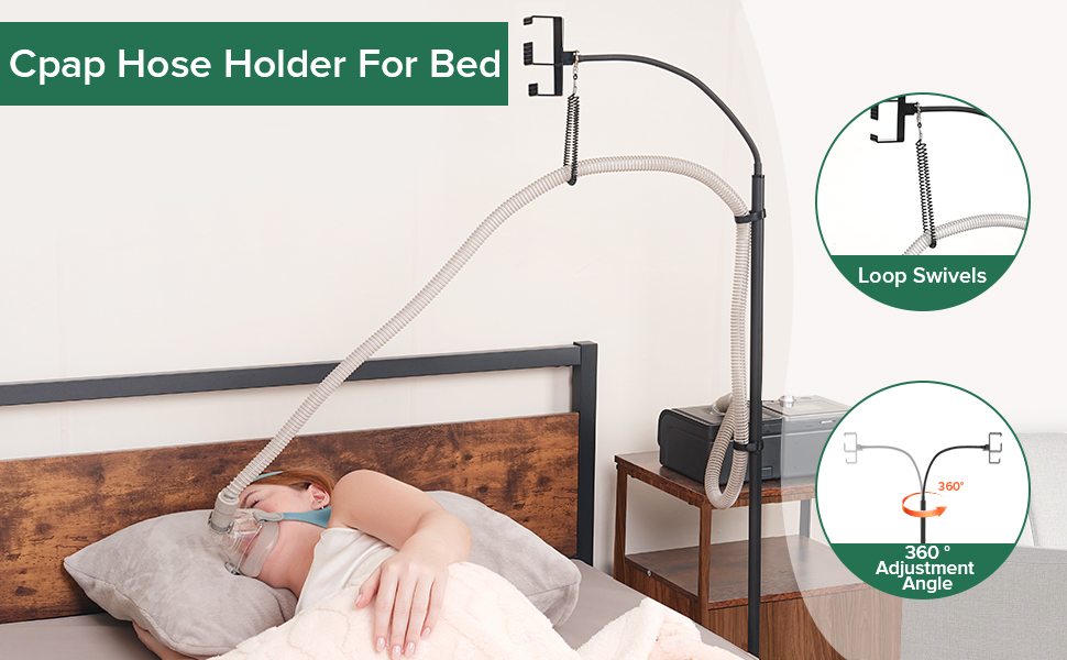 EonRivet CPAP Hose Holder Keep Your Hose Free and Clear, Make You Sleep Better
