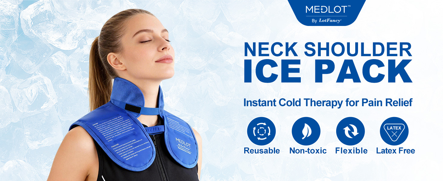 Reusable Flexible Ice Pack for Neck Shoulder