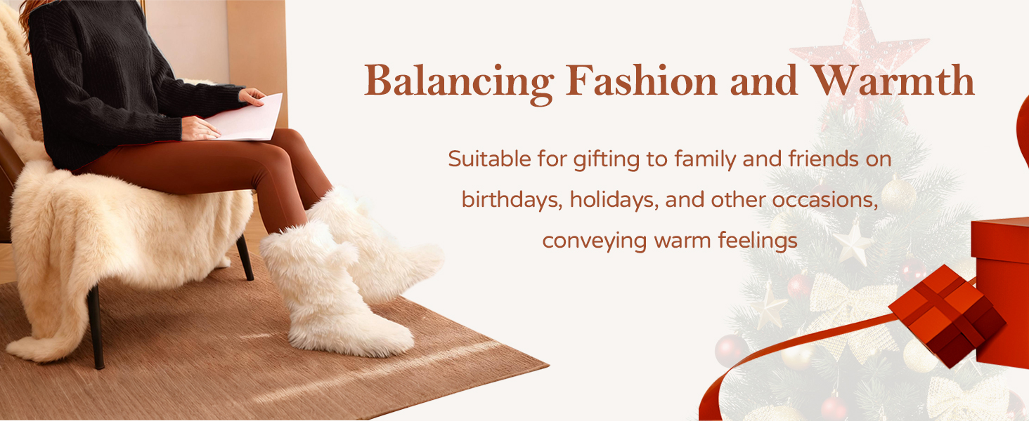 tall slipper boots gift
