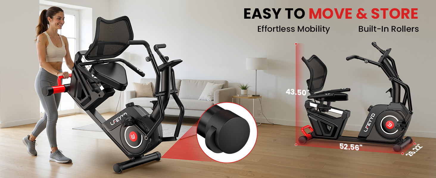 Equipped with front casters for easy movement