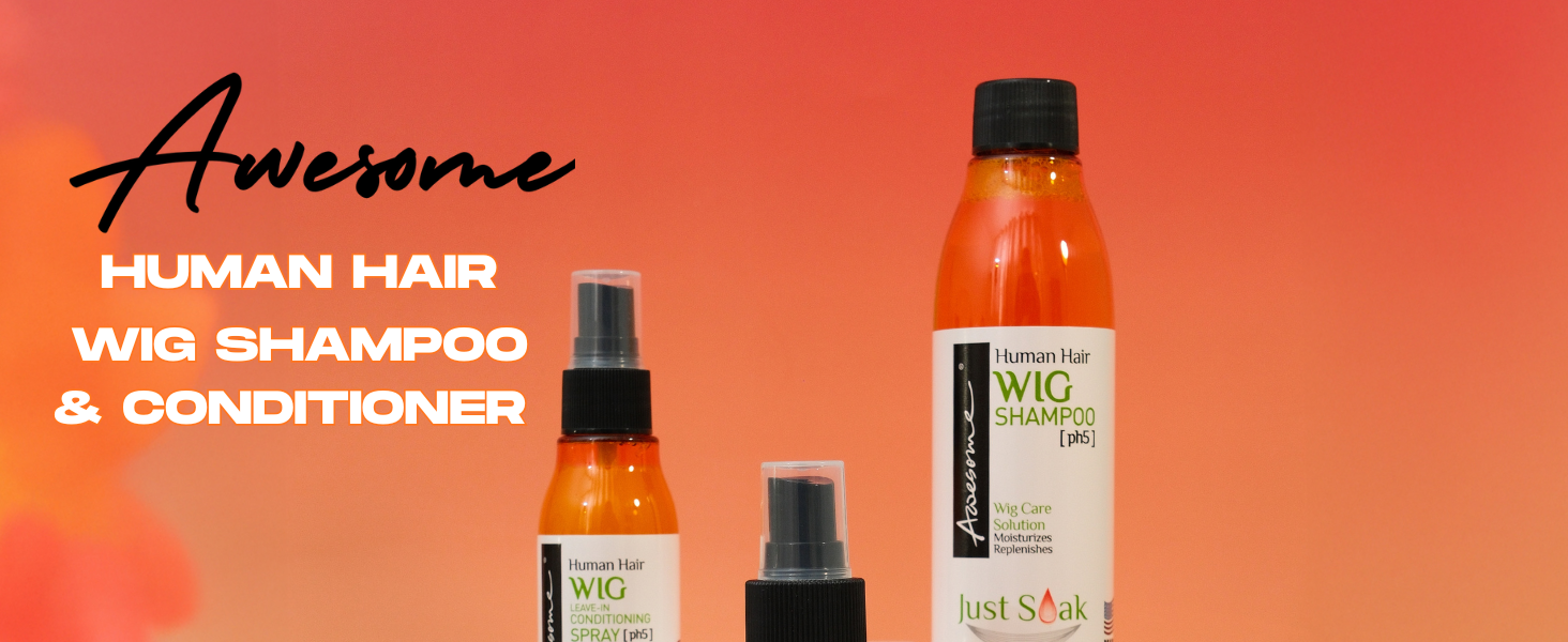 awesome human hair wig shampoo and conditioner