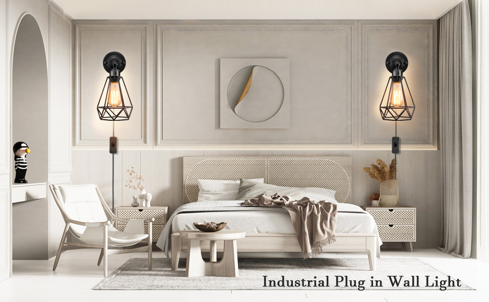 Plug in Wall Sconce