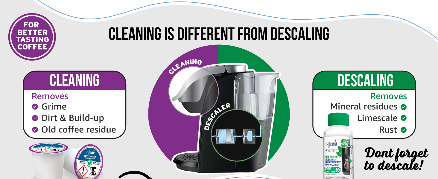 Cleaning vs Descaling
