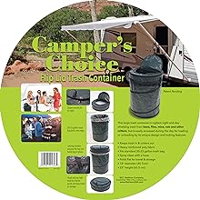 Camper's Choice Reusable Portable Waste Container