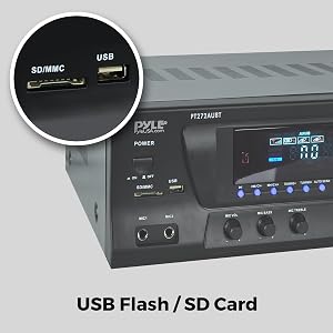 Pyle Home Amplifier, Home Audio amplifier, Pyle Amplifier, Power Amplifier, Pyle Power Amplifier