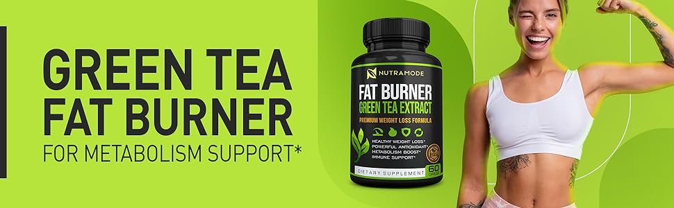 Green Tea Extract Fat Burner EGCG Natural Appetite Suppressant Weight Loss Detox Metabolism Booster