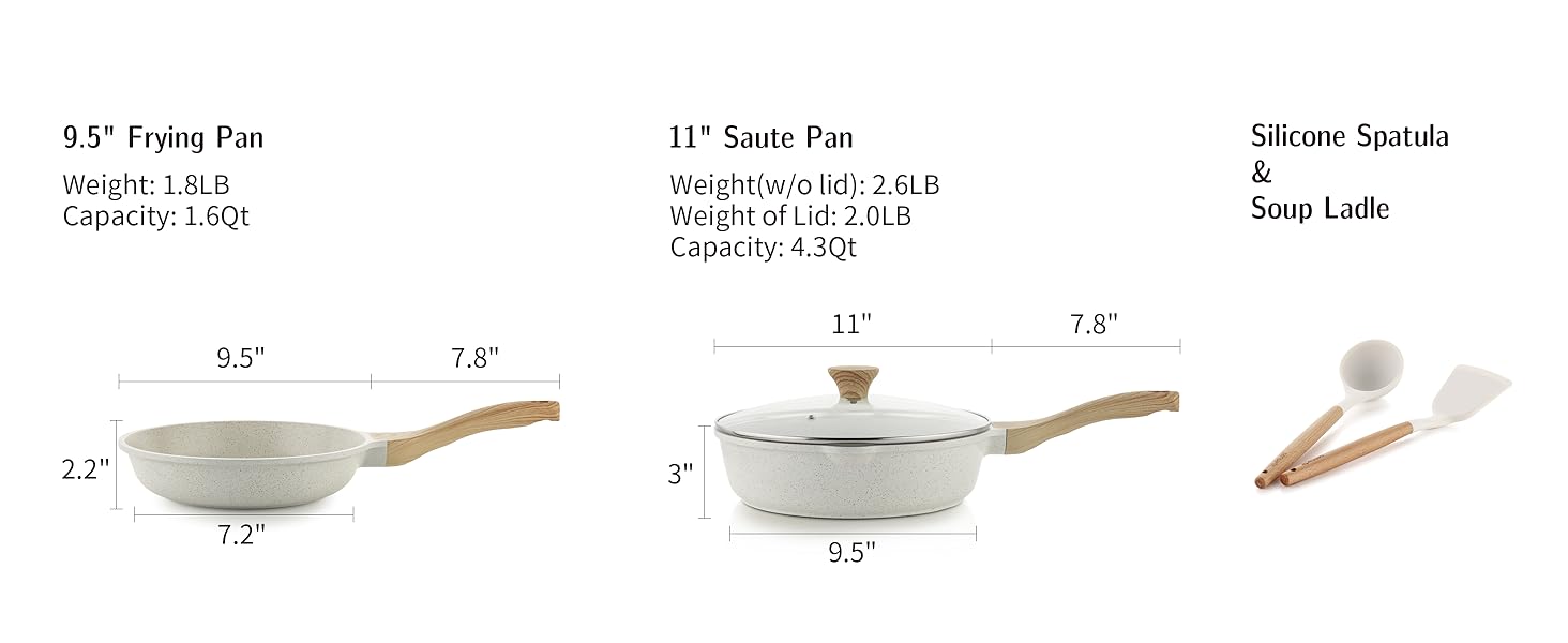 non stick skillets and frying pans