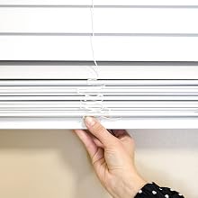Cordless pull down push up free stop blinds for indoor windows