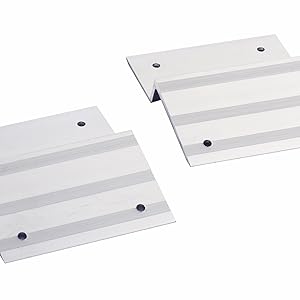 conversion kit loading ramps 2x8 board ends aluminum plates atv utv lawn mower dirt bike snowmobile