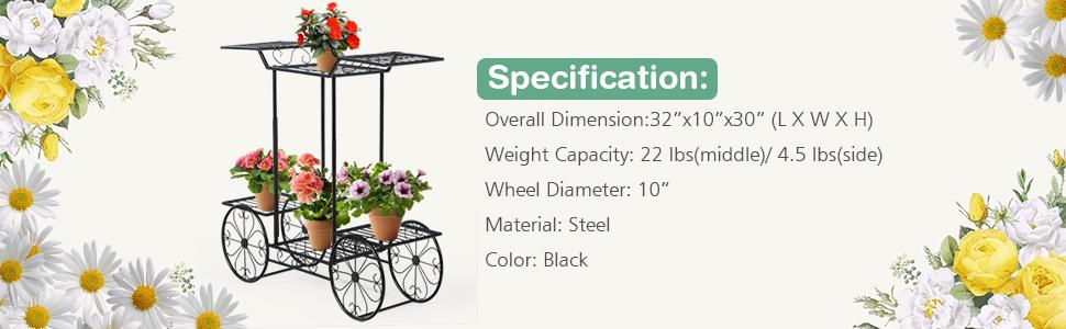 metal plant stand