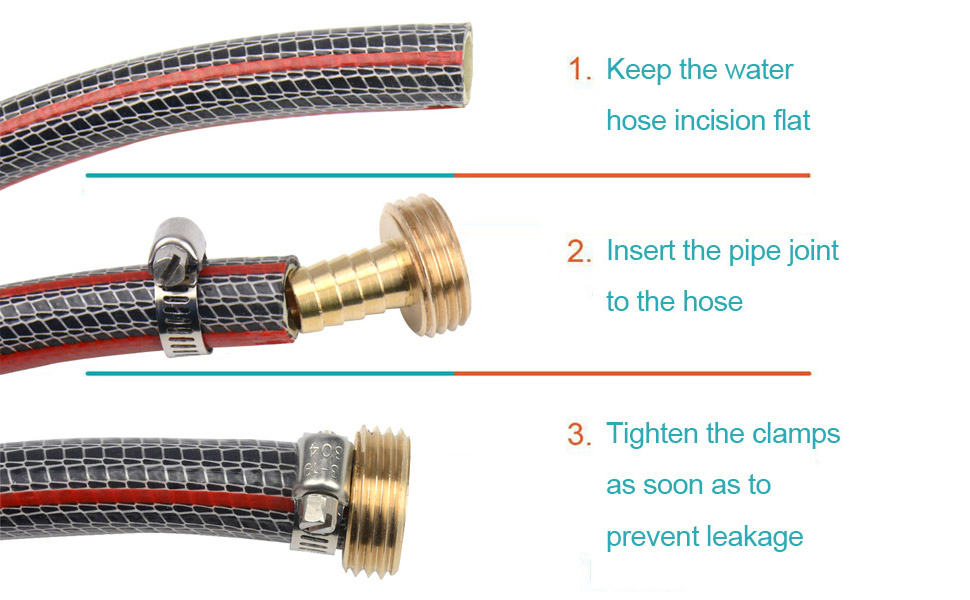 brass hose connector mender femal male