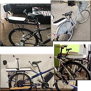 CenterZ Bicycle Rear Seat Kit - Ideal DIY Safety Bike Back Seat Kit for Your Kids