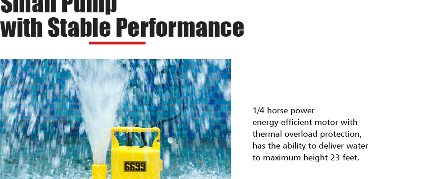 submersible water pump