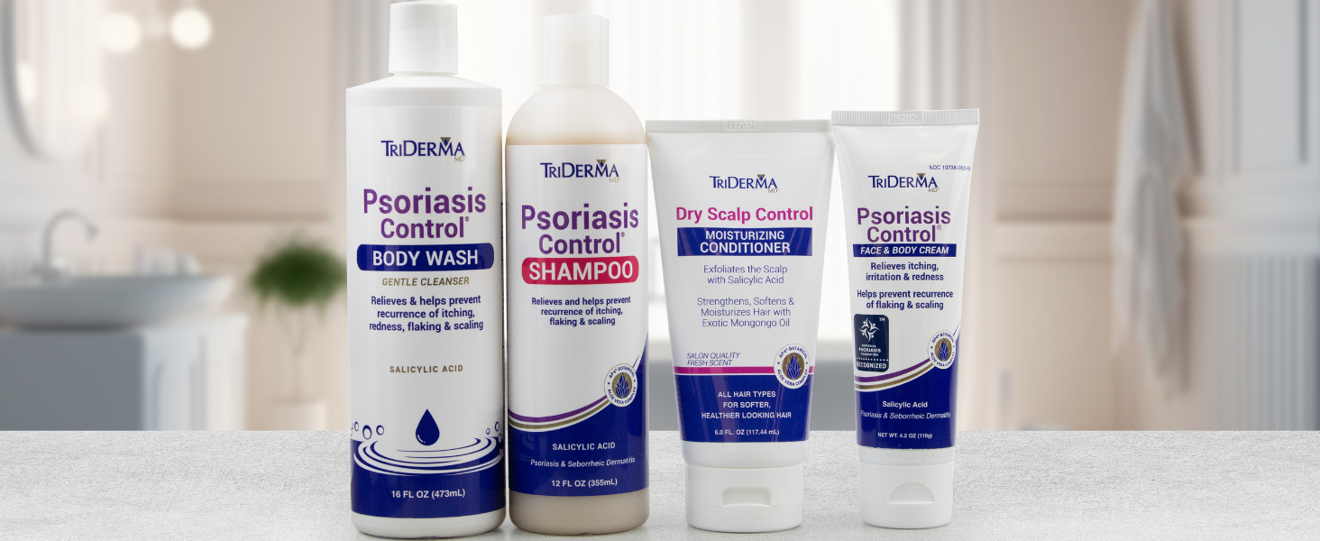 TriDerma psoriasis productos para cuidado de piel corporal