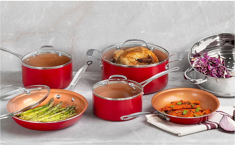GOTAHM STEEL RED COKWARE