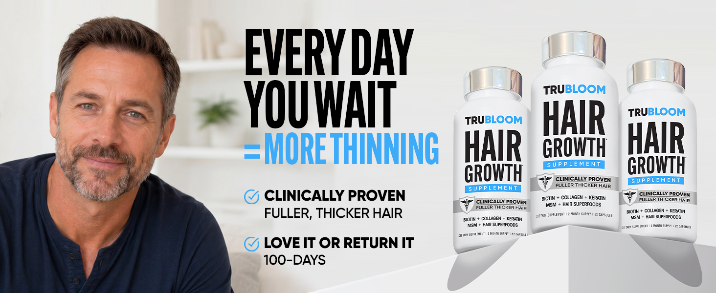 TRU BLOOM HAIR GROWTH VITAMINS