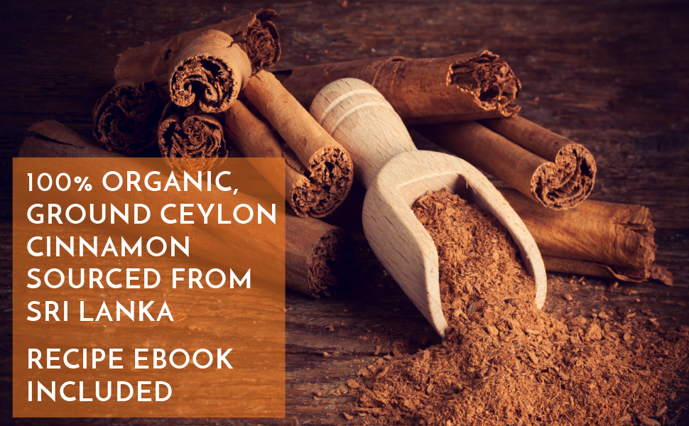 Coconut Country Living organic ground ceylon cinnamon sourced from sri lanka