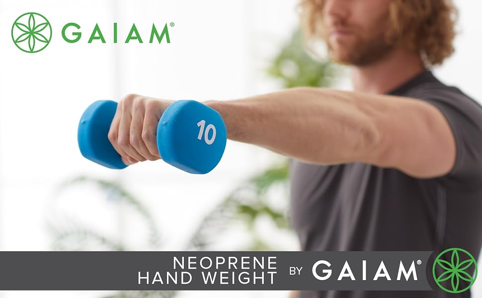 Gaiam neoprene hand weight dumb bells, neoprene dumbbell cap barbell amazon basics yes4all yesforall