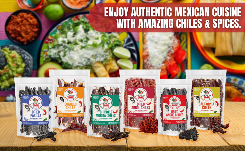 Peppers Dried Mexican Anaheim Spices Pepper Natural no additives authentic Chili Mexican De Arbol