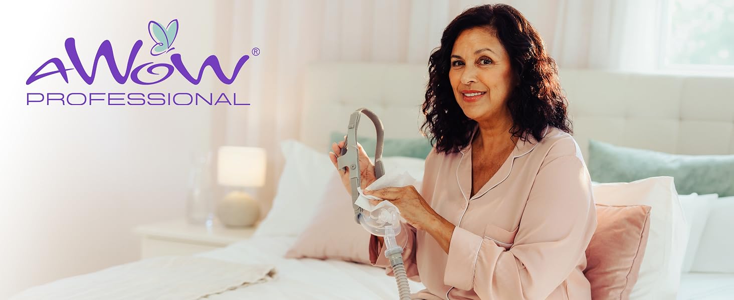 AWOW Professional CPAP Mask Cleaning Wipes