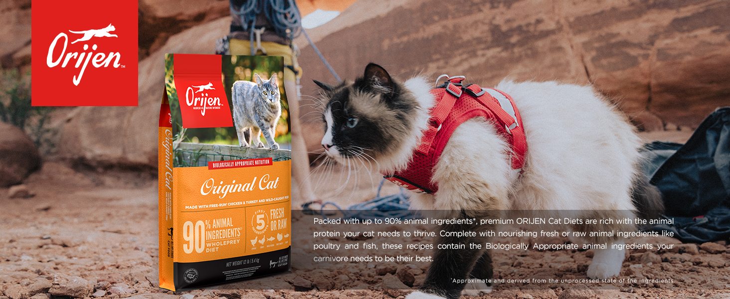 ORIJEN Cat Food, Nature Nourishes