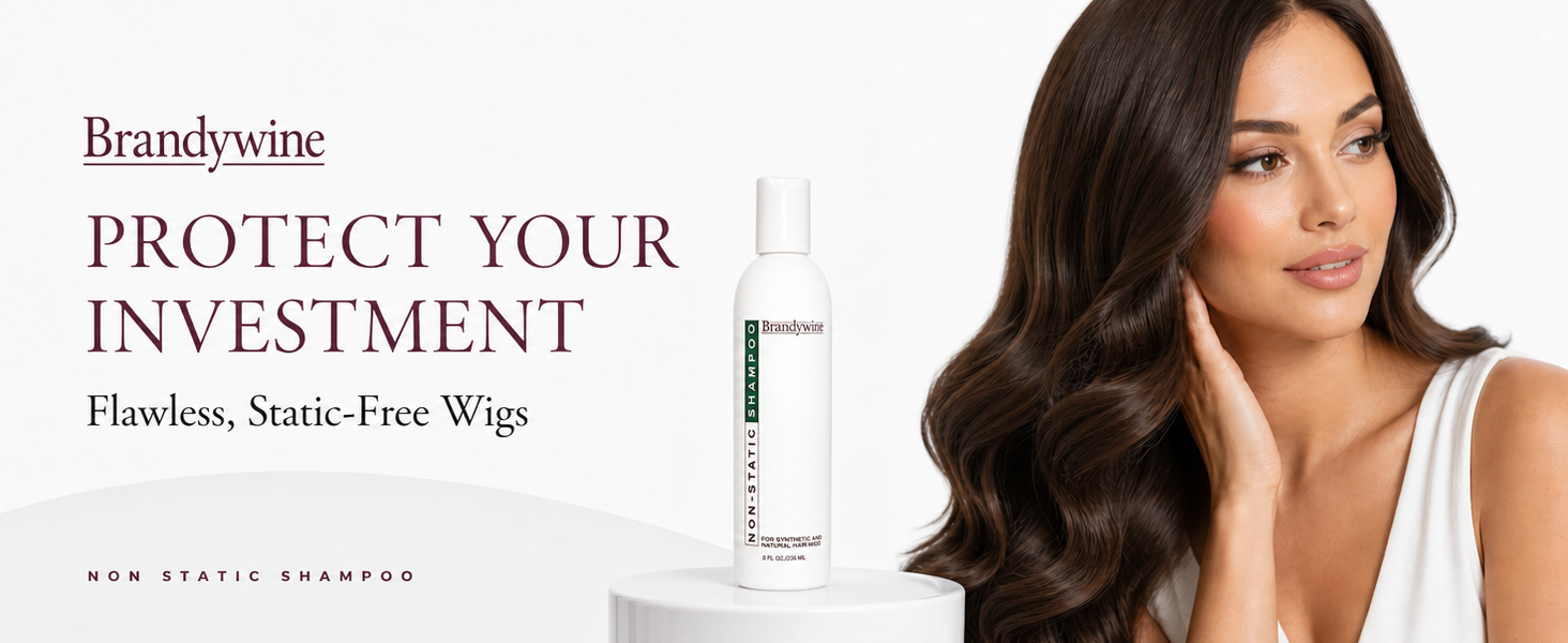 Anti static shampoo for wigs and natural hair