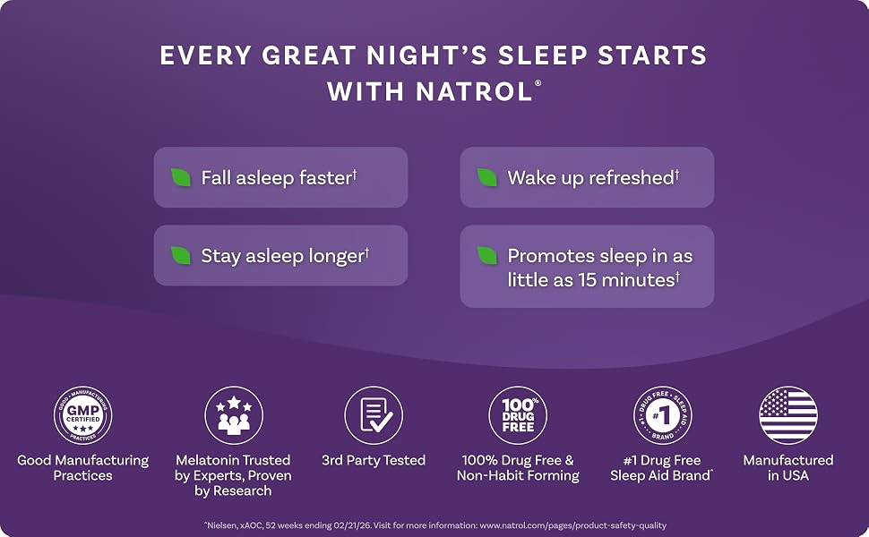 EVERY GREAT NIGHT&amp;#39;S SLEEP STARTS WITH NATROL