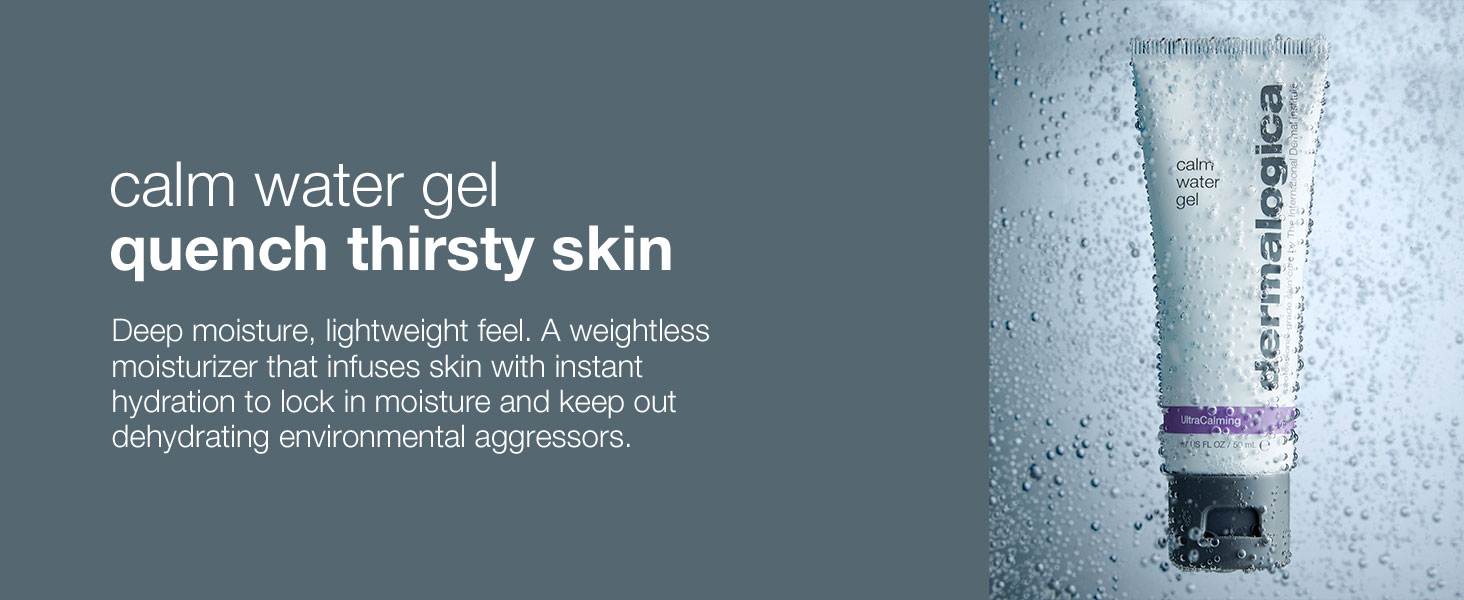 dermalogica calm water face gel moisturizer sensitive skin lotion professional skincare