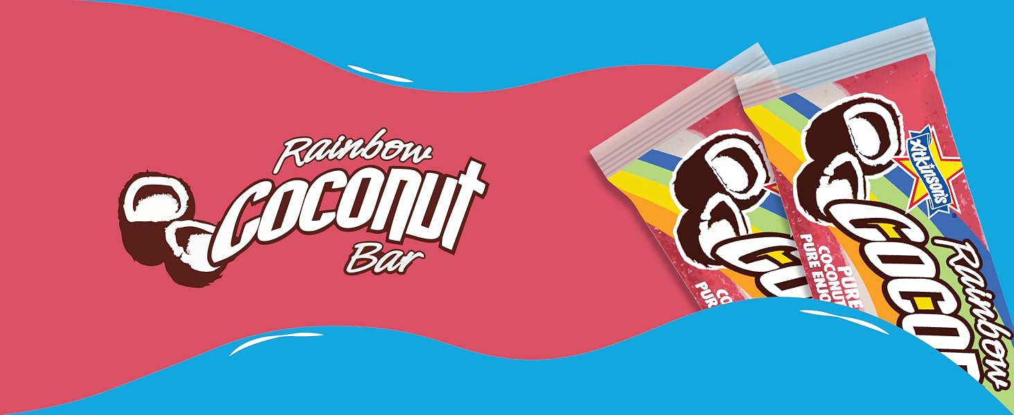 Atkinson candy rainbow coconut bars