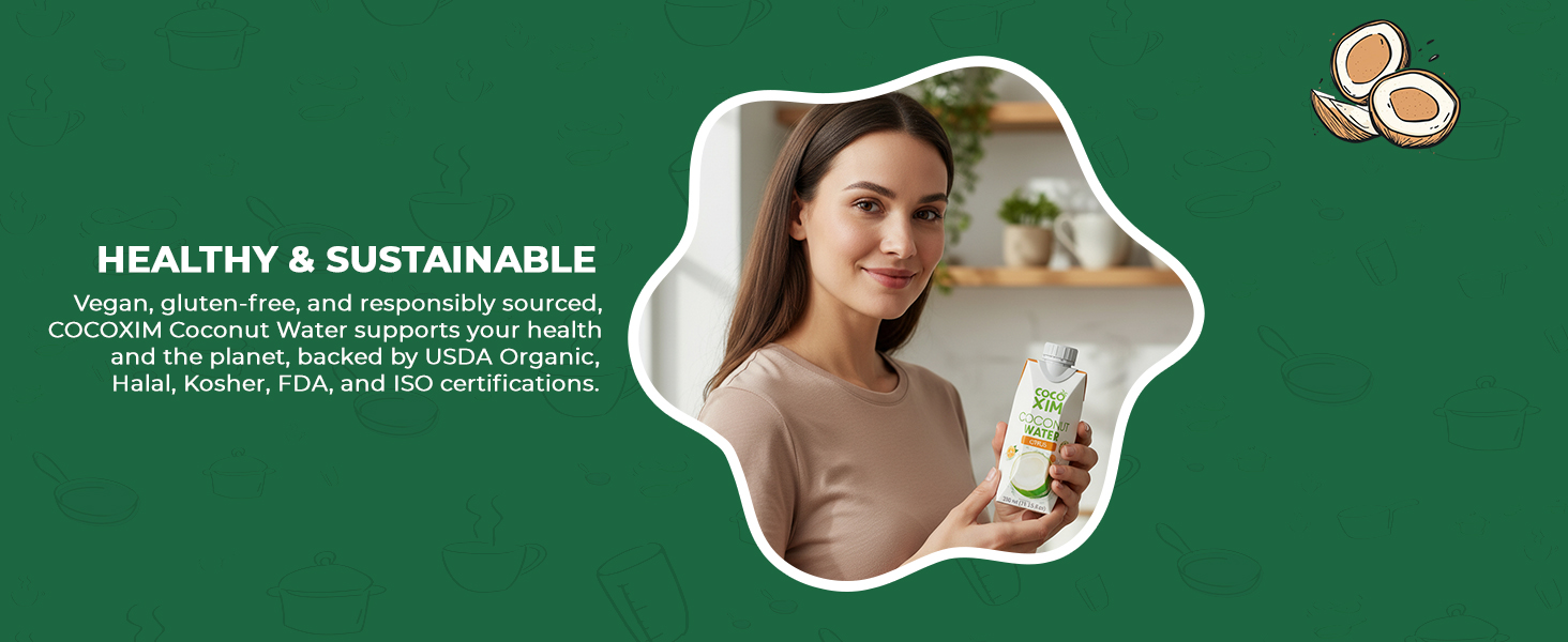 coconut water, citrus drink, natural hydration, post-workout refreshment, low calorie, clean energy