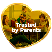 Image of a heart displaying how NIDO has been trusted by parents for 70+ years