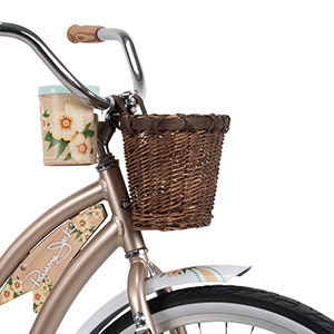 Huffy Panama Jack women's bike wicker basket