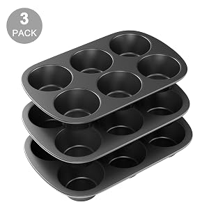 3 Pack Jumbo Muffin Pans