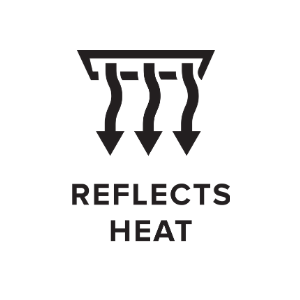 Reflects Heat