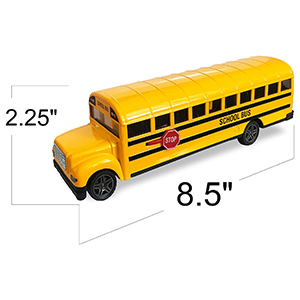 Diecast Yellow School Bus Toy (8.5 Inch)