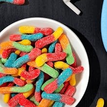Sour Brite Crawlers Tropical Gummy Worms
