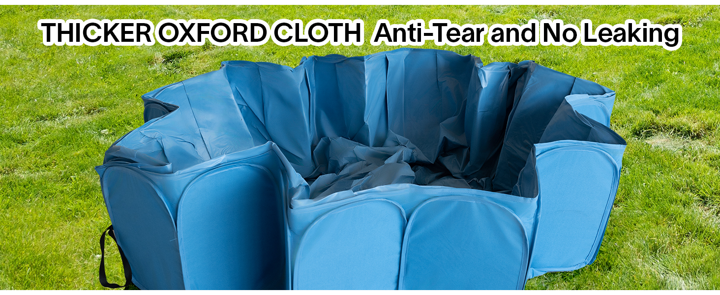 Anti-Tear and No Leaking Dog Pool
