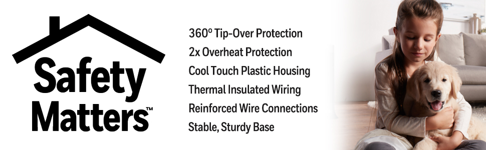 Honeywell Slim design compact ceramic technology Heater