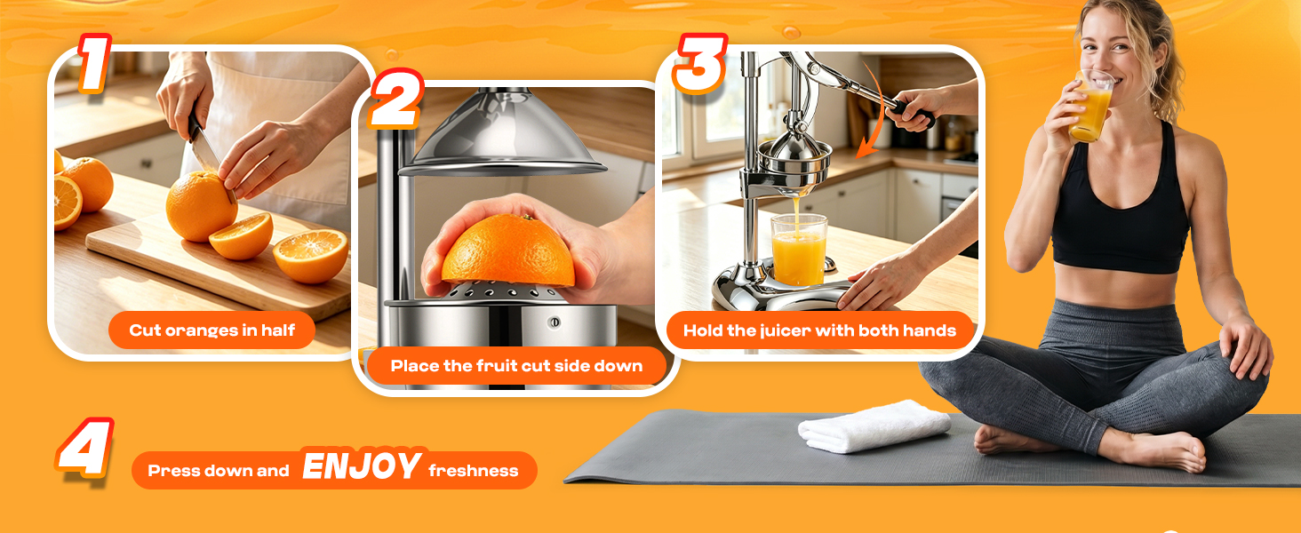 Moongiantgo Commercial Manual Juicer