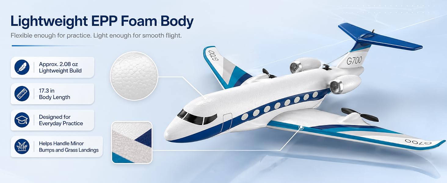 Flexible enough for practice. Light enough for smooth flight