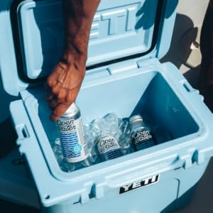 Aluminum canned water, sustainable water, cold water, cooler water, sustainably packaged water