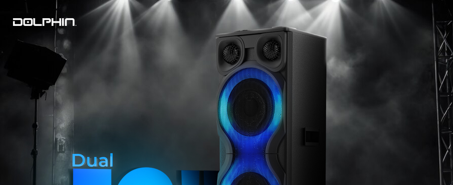 bluetooth party speaker box big speakers size large wireless portable parties gen led lighting huge