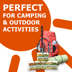 camping food, outdoor food, dehydrated vegetables, Mother Earth Products